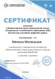 Профессиональные достижения 