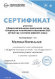 Профессиональные достижения 