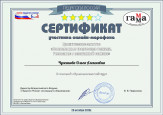 Дипломы, грамоты, сертификаты 2020-2021