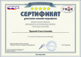 Дипломы, грамоты, сертификаты 2020-2021