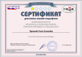 Дипломы, грамоты, сертификаты 2020-2021