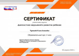 Дипломы, грамоты, сертификаты 2022-2023