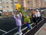ООД по физкультуре на улице в подготовительной группе " Созвездие".