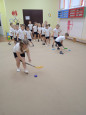 Спортивный праздник "Зимние забавы" в подготовительной группе "Мечтатели".