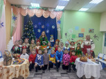 "Рождественские святки" в подготовительной группе "Волшебники"