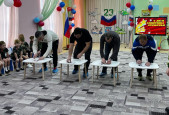 День Защитника Отечества в средних группах детского сада.