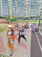 Подвижные игры на свежем воздухе в подготовительной группе "Созвездие"
