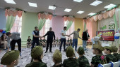 23 февраля в подготовительных группах : "Созвездие", "Затейники", "Волшебники"