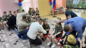 23 февраля в подготовительных группах : "Созвездие", "Затейники", "Волшебники"