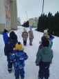 Занятия по физической культуре на свежем воздухе в подготовительной группе  в зимний период.