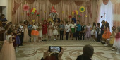 Утренник "Разноцветная осень" в подготовительных группах №2, "9 (отдельно).