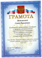 Наличие отмеченных профессиональных достижений
