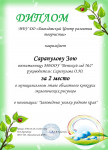 Диплом 2 место