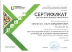 Сертификат участника 