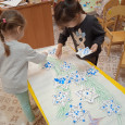 Коллективная работа.Снежинки.