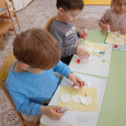 Снеговичок.Аппликация.