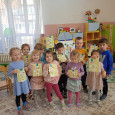 Снеговичок.Аппликация.