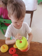 Дидактическая игра .Собери пирамидку