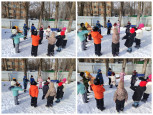 Веселые прогулки зимой