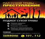 Пал сухой травы - преступление