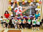 Спортивное мероприятие в средней группе, посвящённое дню защитника Отечества.