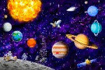 Мероприятие в младшей группе №3на тему: «Удивительный мир космоса».