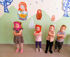 Мероприятие в ясельной группе : «Знакомство с Матрёшкой».