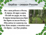 Клубный час на тему "Люблю берёзу русскую"