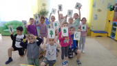 Аппликация " Берёзка"