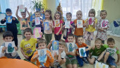 Рисование "руковичка"