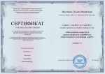 Сертификат участника 