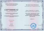 Сертификат онлайн-участника семинара  