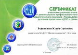 Участие в профессиональных конкурсах муниципального, регионального , федерального уровня