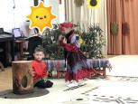 Постановка спектакля по мотивам русской народной сказки "Гуси-лебеди"