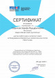 Сертификат жюри  в МЦОиП 2023