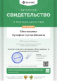Публикации в сборниках и на сайтах