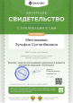 Публикации в сборниках и на сайтах