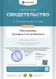 Публикации в сборниках и на сайтах