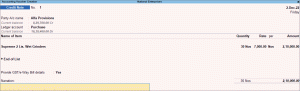 Credit Note in TallyPrime