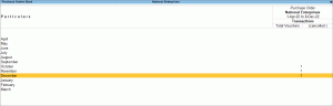 Purchase Order Book in TallyPrime