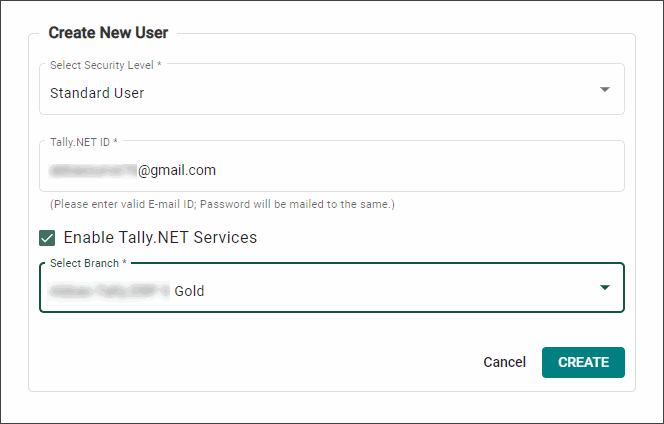 Create New User to View TallyPrime Reports in Browser