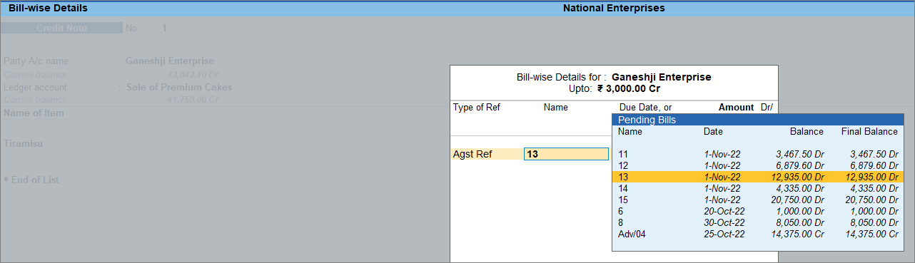 Sales return before receiving payment