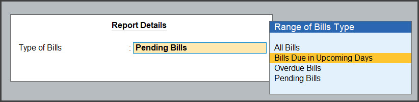 pending payables