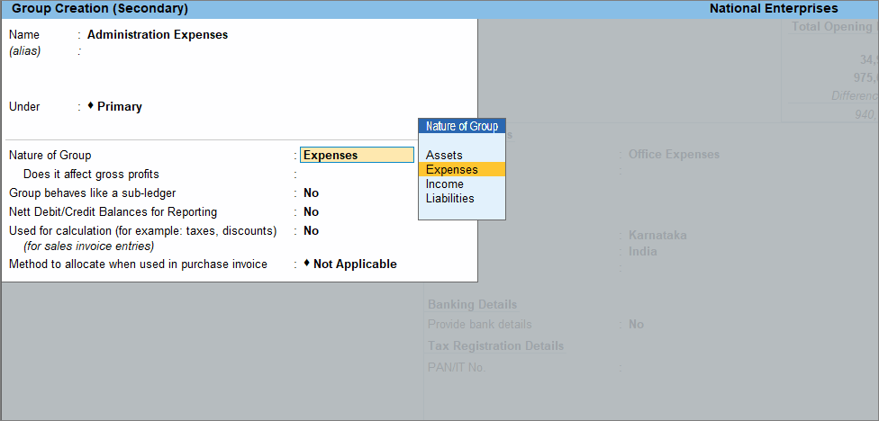 Group-created-as-expenses