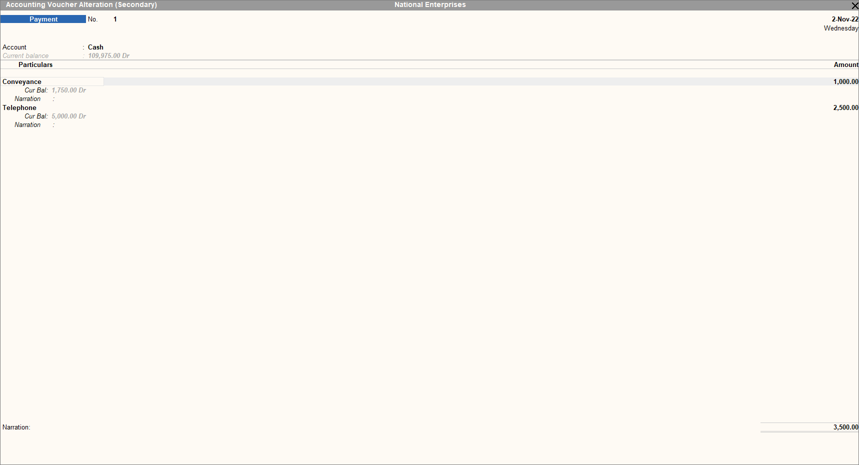 Cash-Payment-in-single-entry-mode