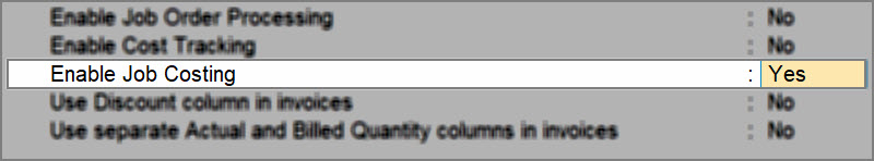 Enable-Job-Costing