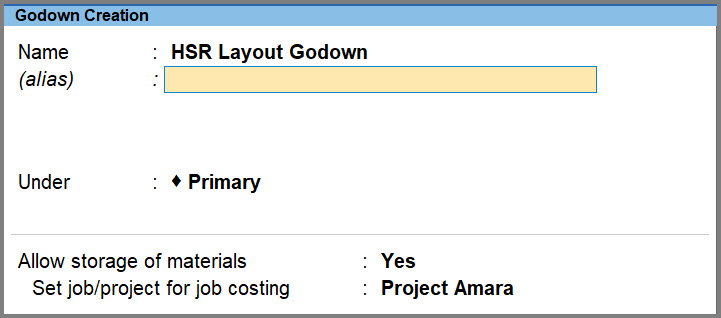 Create-Godowns