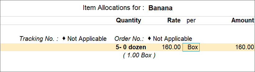 Conversion of Alternative Units in Box when Allocating Stock Items