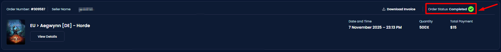 Order Status