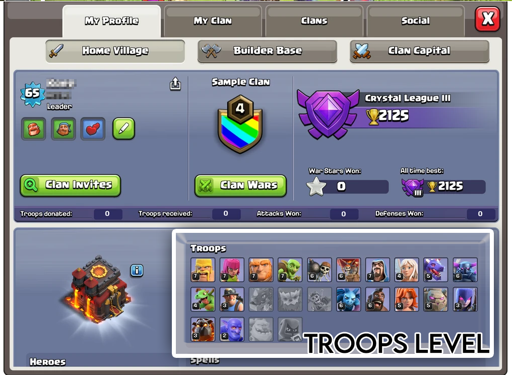 clash of clans accounts